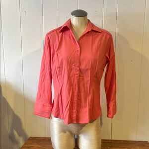 Women's coral  Button-Up Shirt